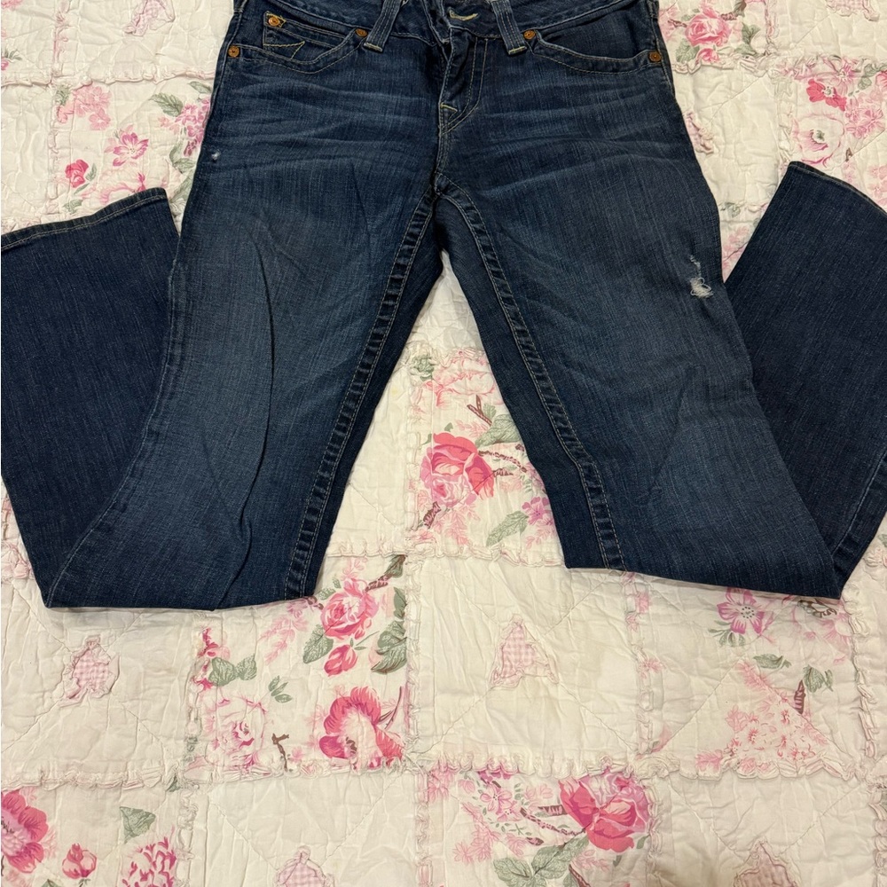 True Religion Dark Blue Women's Boot Cut Jeans